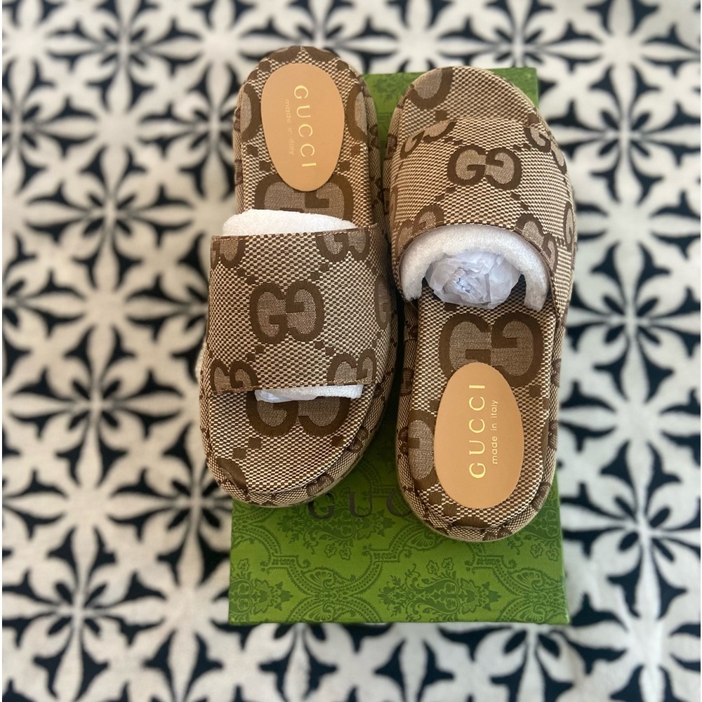 Gucci Platform Slides